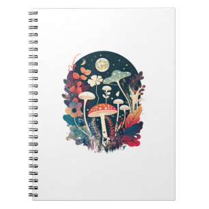 Aesthetic Goblincore And Cottagecore Mushroom Whim Notebook