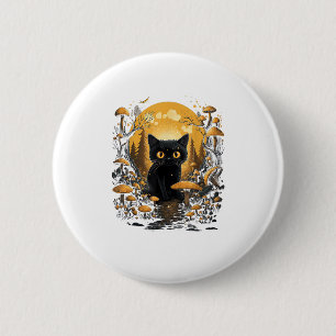 Aesthetic Goblincore And Cottagecore Under Mushroo 6 Cm Round Badge