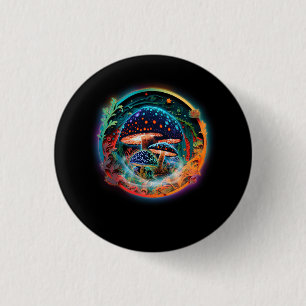 Aesthetic Goblincore And Dark Cottagecore Mushroom 3 Cm Round Badge