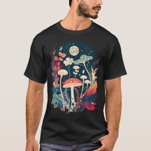 Aesthetic Goblincore And Dark Cottagecore Mushroom T-Shirt