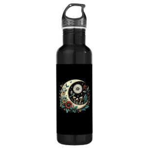 Aesthetic Goblincore Cottagecore Mushroom Minimal  710 Ml Water Bottle