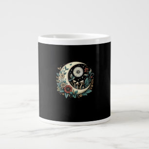 Aesthetic Goblincore Cottagecore Mushroom Minimal  Large Coffee Mug