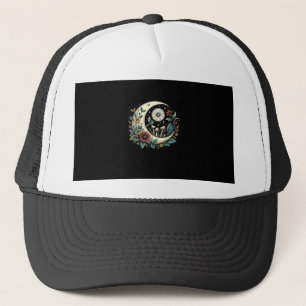 Aesthetic Goblincore Cottagecore Mushroom Minimal Trucker Hat