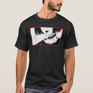 Aesthetic Goth Anime Girl - Soft Grunge Aesthetic T-Shirt