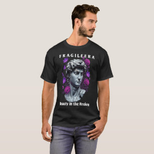 Aesthetic Greek Statue David Flowers Fragileera T-Shirt