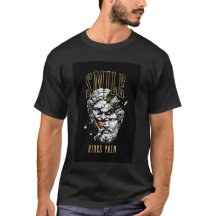 Aesthetic Greek Statue Joker T-Shirt - Smile Hides