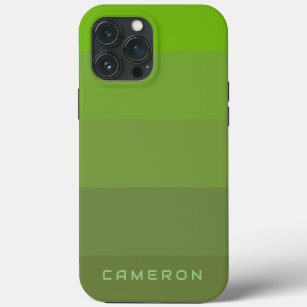🌈Aesthetic Green Palette Stripe colorblock theme Case-Mate iPhone Case