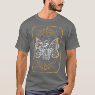 Aesthetic Grunge Skeleton Drinking Coffee Fairy Go T-Shirt