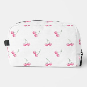 Aesthetic Hot Pink Coquette Cherries Toiletry Bag