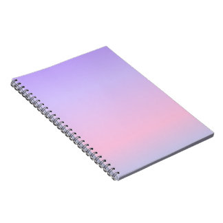 Aesthetic Lavender Pink Gradient Notebook