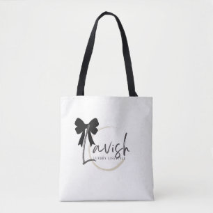 Aesthetic Lavish Signature Bow Tote Bag