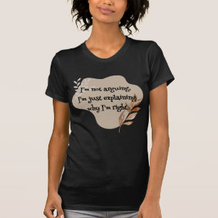 Aesthetic Leaf Design T-Shirt