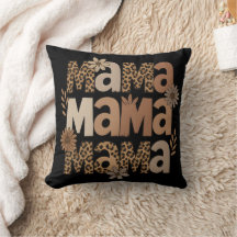 Aesthetic Leopard Print Mama Typography