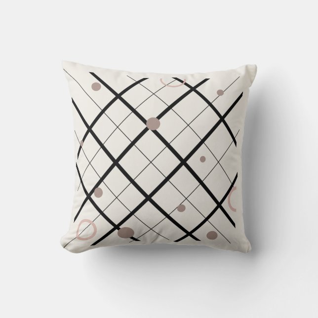Aesthetic Line Art Pillow (Front)