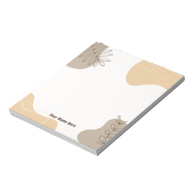 Aesthetic Memo Notepad (Rotated)