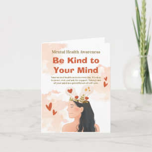 Aesthetic Mental Health Greeting Card progress