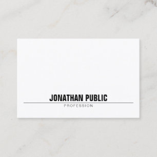 Aesthetic Minimalist Professional Modern Simple Business Card