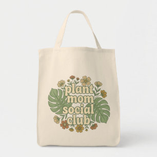 Aesthetic Monstera & Florals Tote Bag