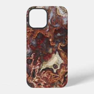 Aesthetic Moss Agate Crystal Stone Slab iPhone 12 Case