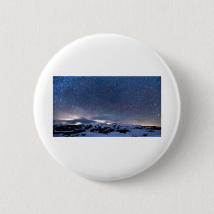 aesthetic night sky 6 cm round badge