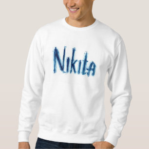 Aesthetic "Nikita" Personalised Script Art - Custo Sweatshirt