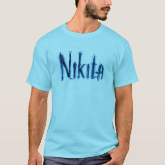 Aesthetic "Nikita" Personalised Script Art - Custo T-Shirt
