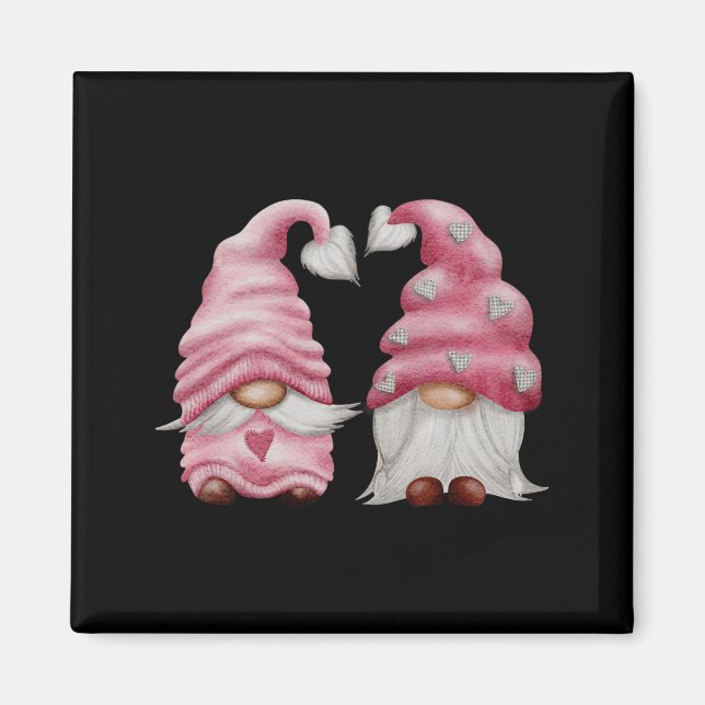 Aesthetic Nk Gnome Valentines Day Decor For Women  Magnet (Front)