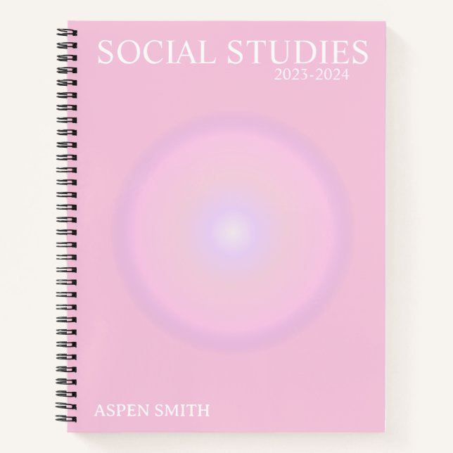 Aesthetic Notebook (Front)