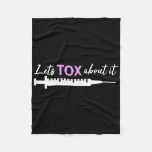 Aesthetic Nurse Botox Injector Cosmetic Nurse Self Fleece Blanket