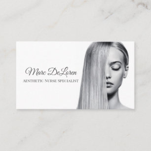Aesthetic Nurse Injector Cosmetic Surgeon Business Card
