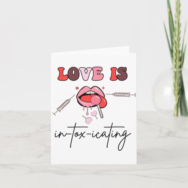 Aesthetic Nurse Injector Valentine Filler Dysrt  Card (Front)