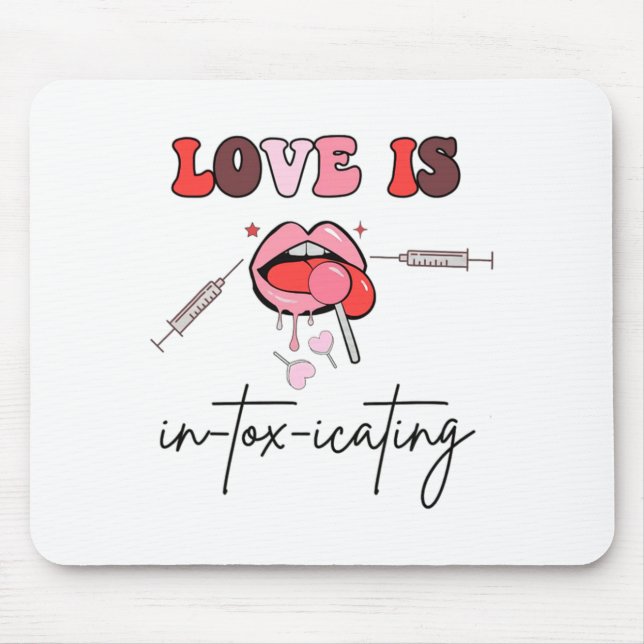 Aesthetic Nurse Injector Valentine Filler Dysrt  Mouse Mat (Front)