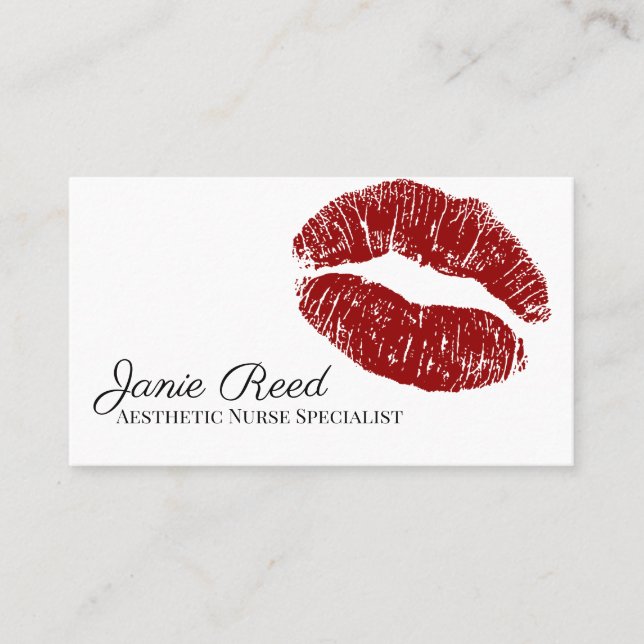 Aesthetic Nurse Specialist Business Card (Front)