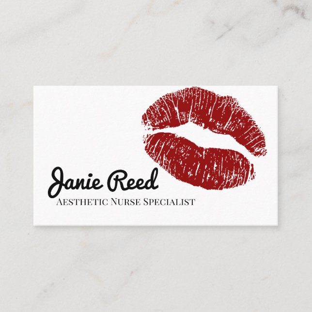 Aesthetic Nurse Specialist Business Card (Front)