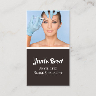 Aesthetic Nurse Specialist Injector Business Card