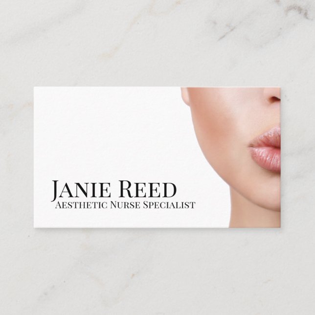 Aesthetic Nurse Specialist Injector Business Card (Front)