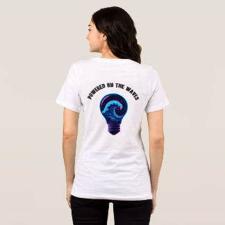 Aesthetic Ocean Wave Lightbulb Tri-Blend Shirt