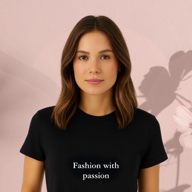 aesthetic outfit quote Fashion with passion T-Shirt (Creator Uploaded)