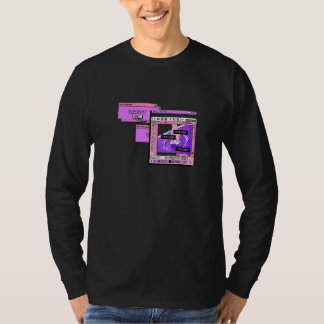 Aesthetic PC Browser Vaporwave Sad Illustration T-Shirt