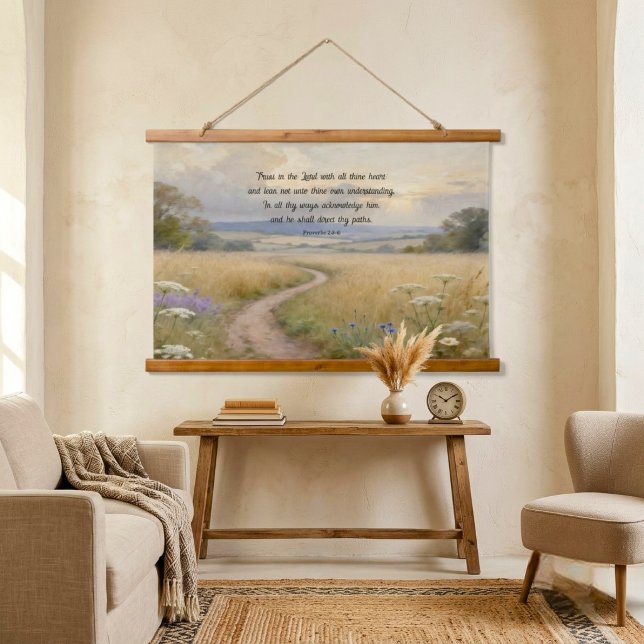 Aesthetic Personalised Bible Verse Hanging Tapestry (Bible verse,      
Christian home decor,	
Christian Wall art,	
personalized canvas print	
)