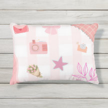Aesthetic pillow all in pink 