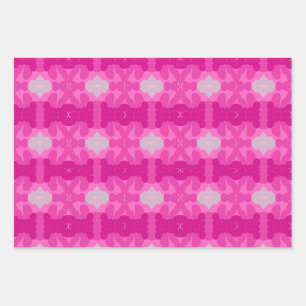 Aesthetic pink art abstract background wrapping paper sheet