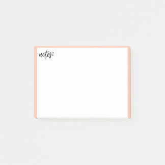  Aesthetic Pink Border Post-it for School, Office, Notes