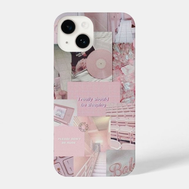 AESTHETIC PINK PHONE CASE (Back)