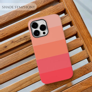 Aesthetic Pinky Peach Palette Stripe Color Block Case-Mate iPhone 14 Pro Max Case