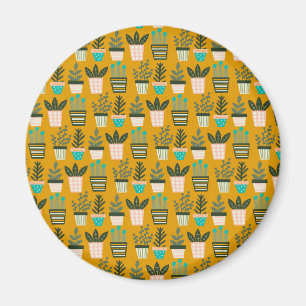 Aesthetic Plant Art Magnet