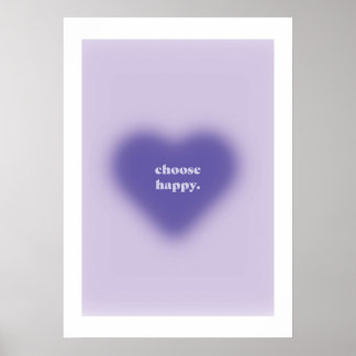 Aesthetic Poster - Choose Happy