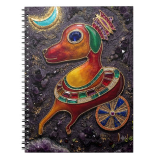 Aesthetic Psychedelic Miniature Pinscher Surreal Notebook