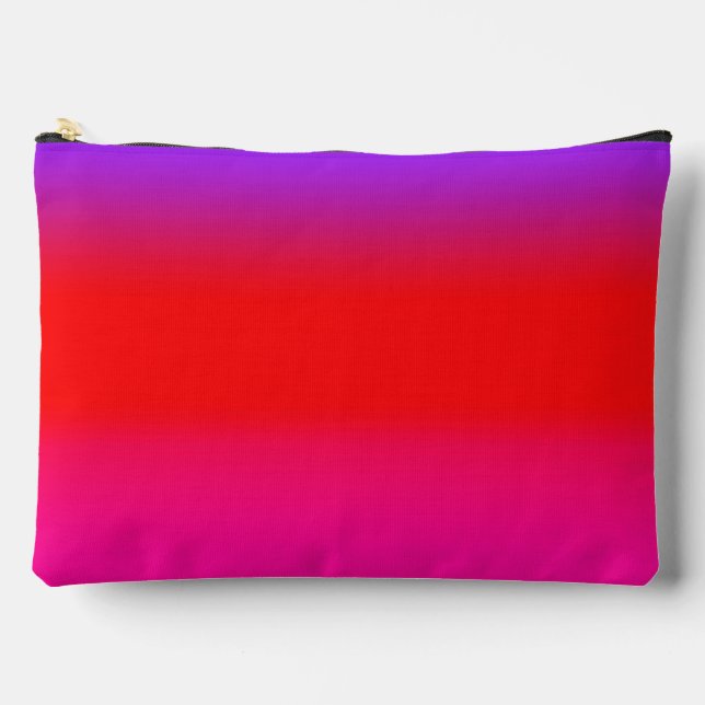Aesthetic Purple Red Ombre   Accessory Pouch (Front)