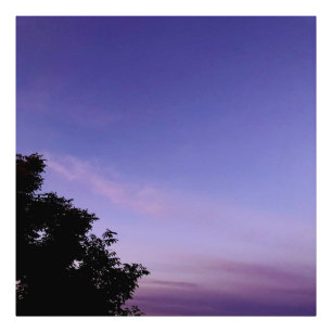 Aesthetic Purple Sky Photo Enlargements Print